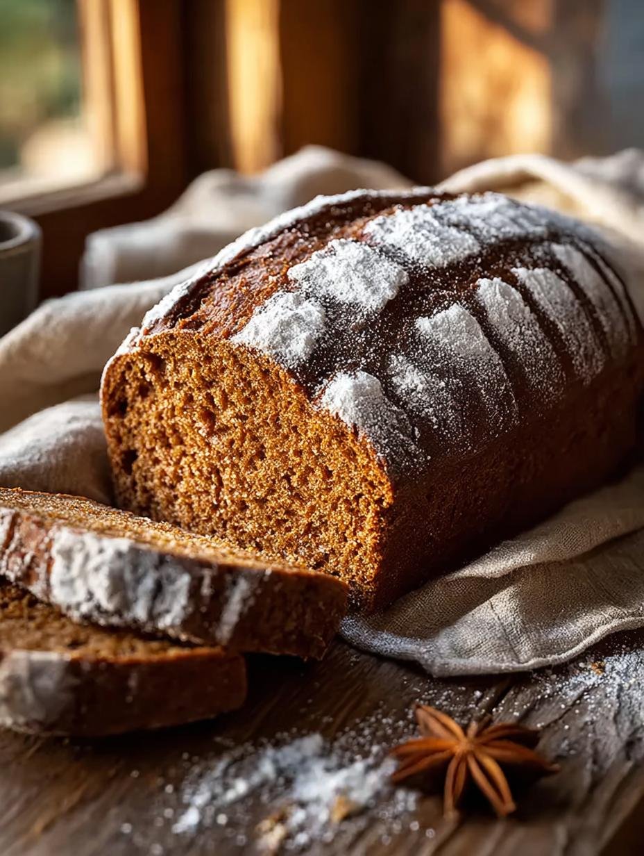 Delicious Gingerbread Sourdough Discard Loaf Recipe - Gingerbread Sourdough Discard Loaf - additional detail