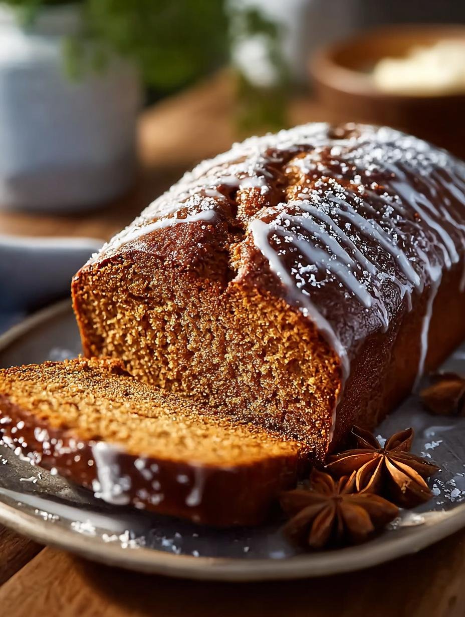 Delicious Gingerbread Sourdough Discard Loaf Recipe