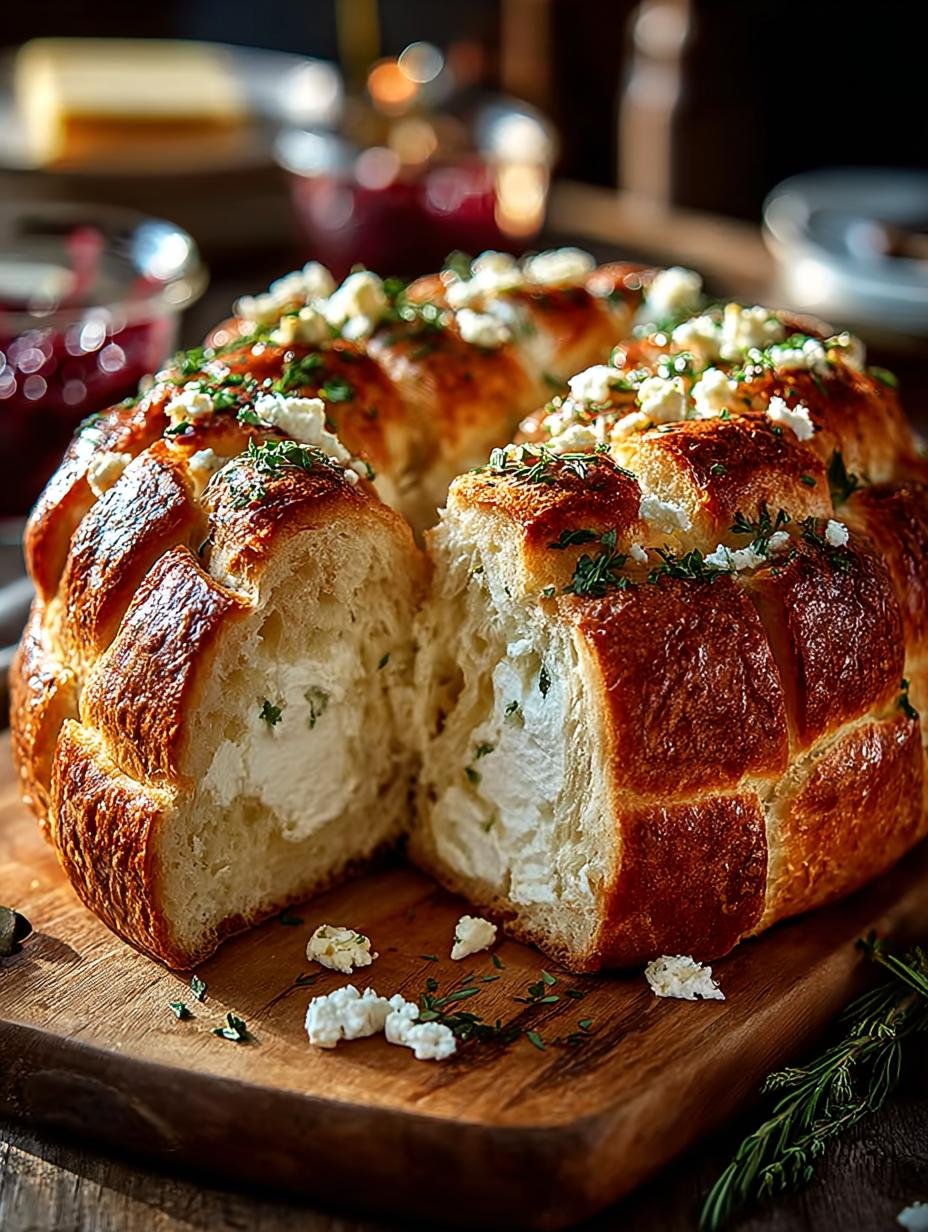 Savory Goat Cheese Bread with Cranberries Recipe