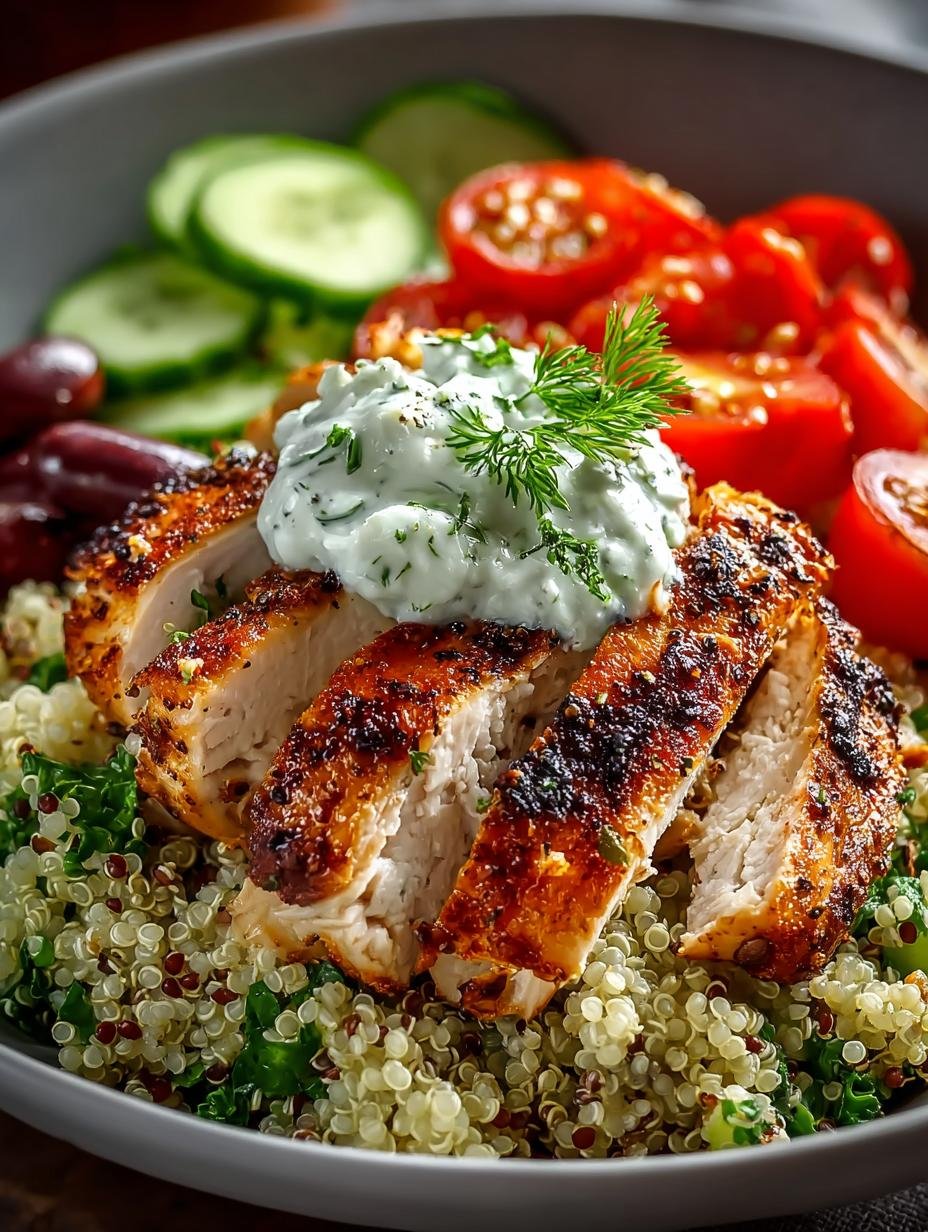 Greek Chicken Quinoa Gyro Bowl: 5 Steps to Healthy Flavor - Greek Chicken Quinoa Gyro - main visual representation