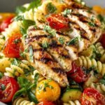 Grilled Chicken Veggie Pasta