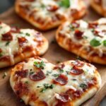 Heart Shaped Mini Pizzas