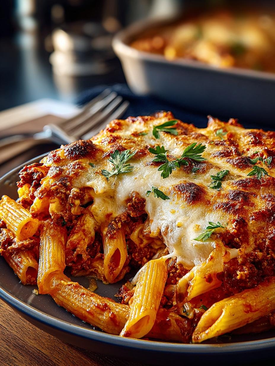 Irresistible Baked Ziti Cheesy: 8 Layers of Deliciousness - Irresistible Baked Ziti Cheesy - main visual representation