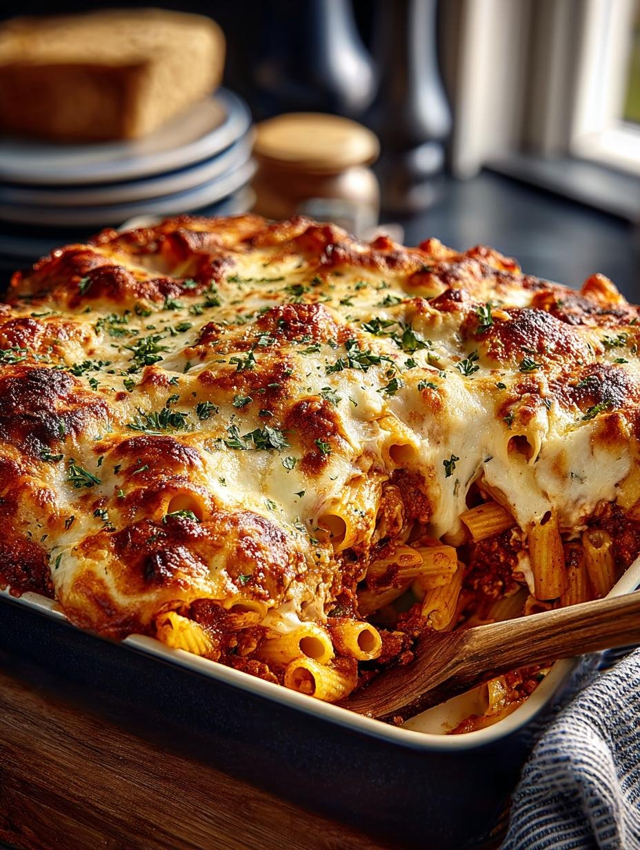 Irresistible Baked Ziti Cheesy: 8 Layers of Deliciousness - Irresistible Baked Ziti Cheesy - additional detail