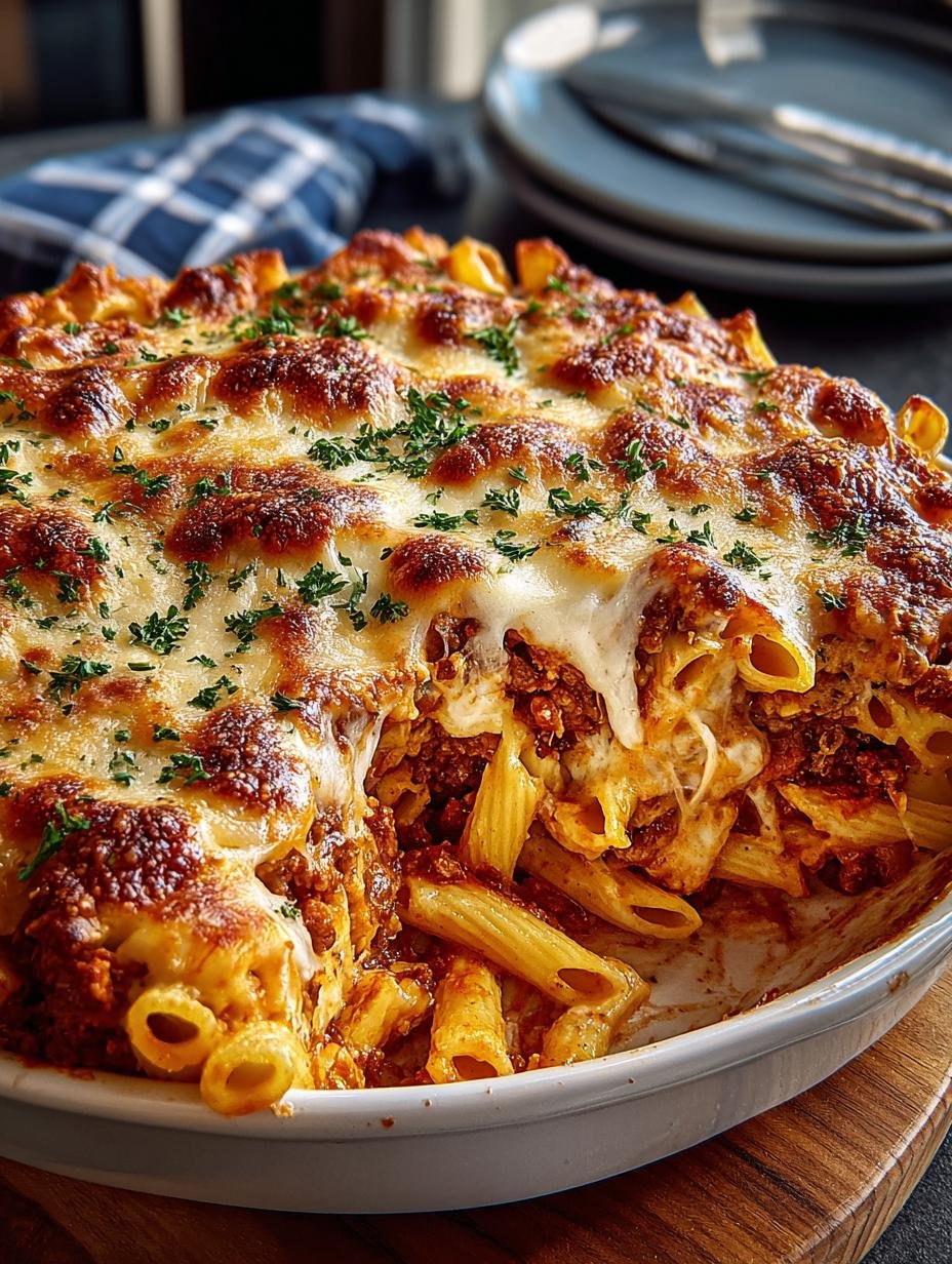 Irresistible Baked Ziti Cheesy