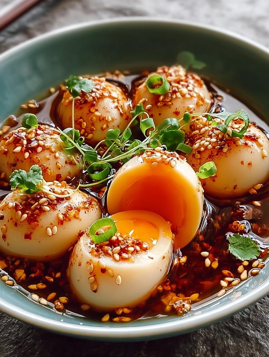 Savory Korean Marinated Eggs You Must Try - Korean Marinated Eggs - main visual representation