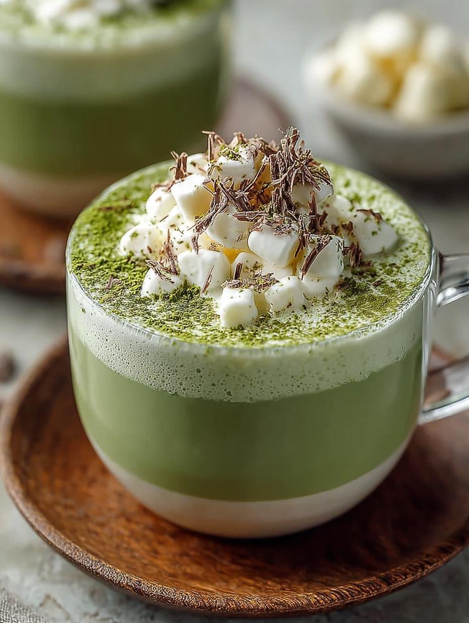 Luxurious Matcha White Hot Chocolate for Cozy Evenings - Matcha White Hot Chocolate - main visual representation