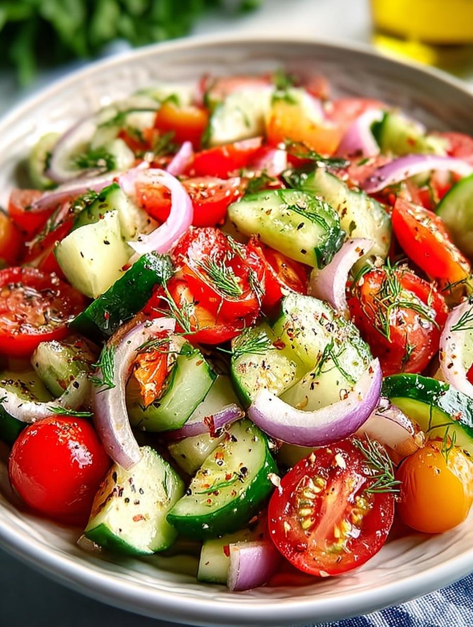 Refreshing Mediterranean Veggie Salad: A Healthy Delight - Mediterranean Veggie Salad - additional detail