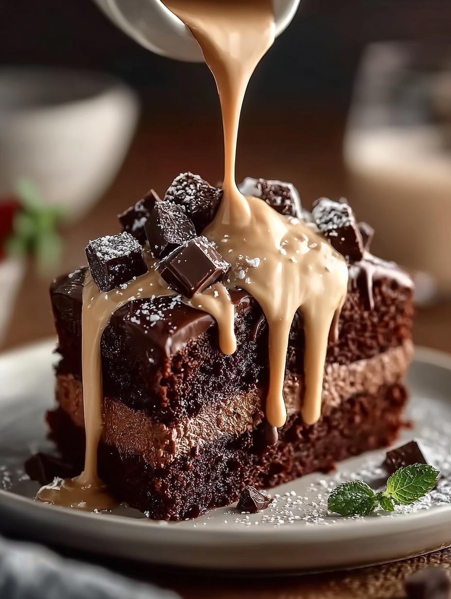 Mexican Chocolate Milk Cake