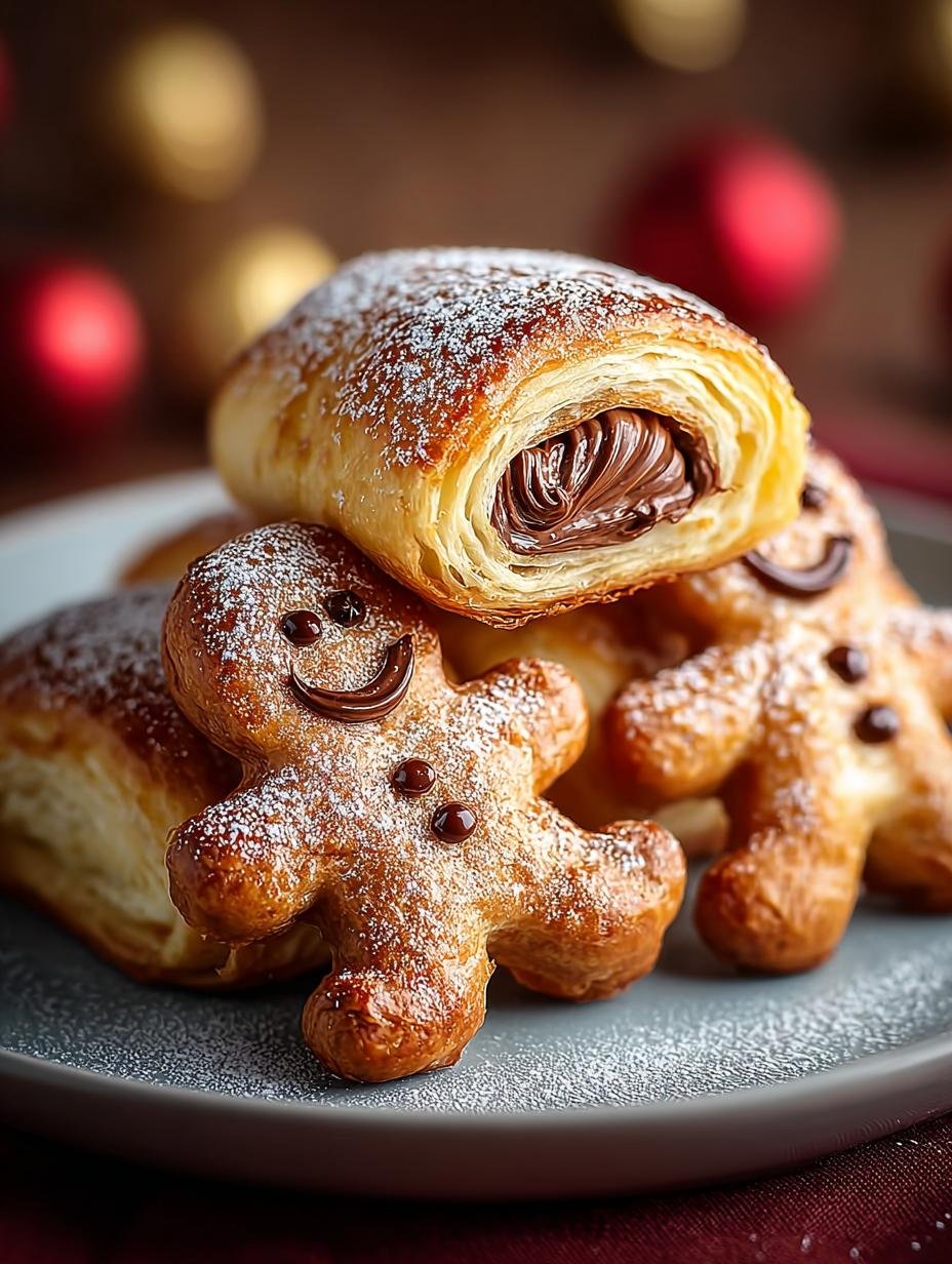 Nutella Puff Pastry Gingerbread Men: 12 Festive Treats