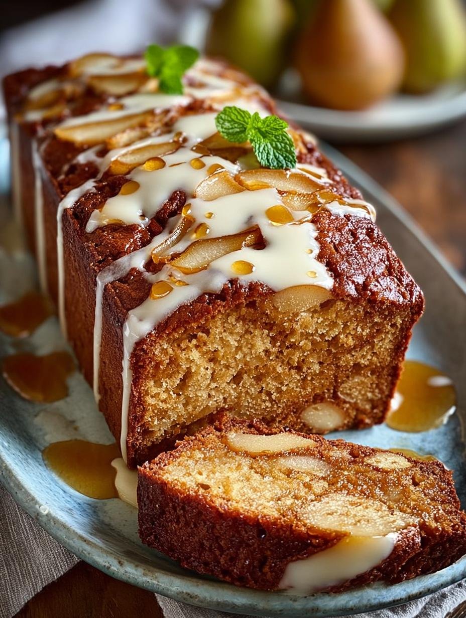 Delicious Pear Ginger Loaf: A Comforting Delight