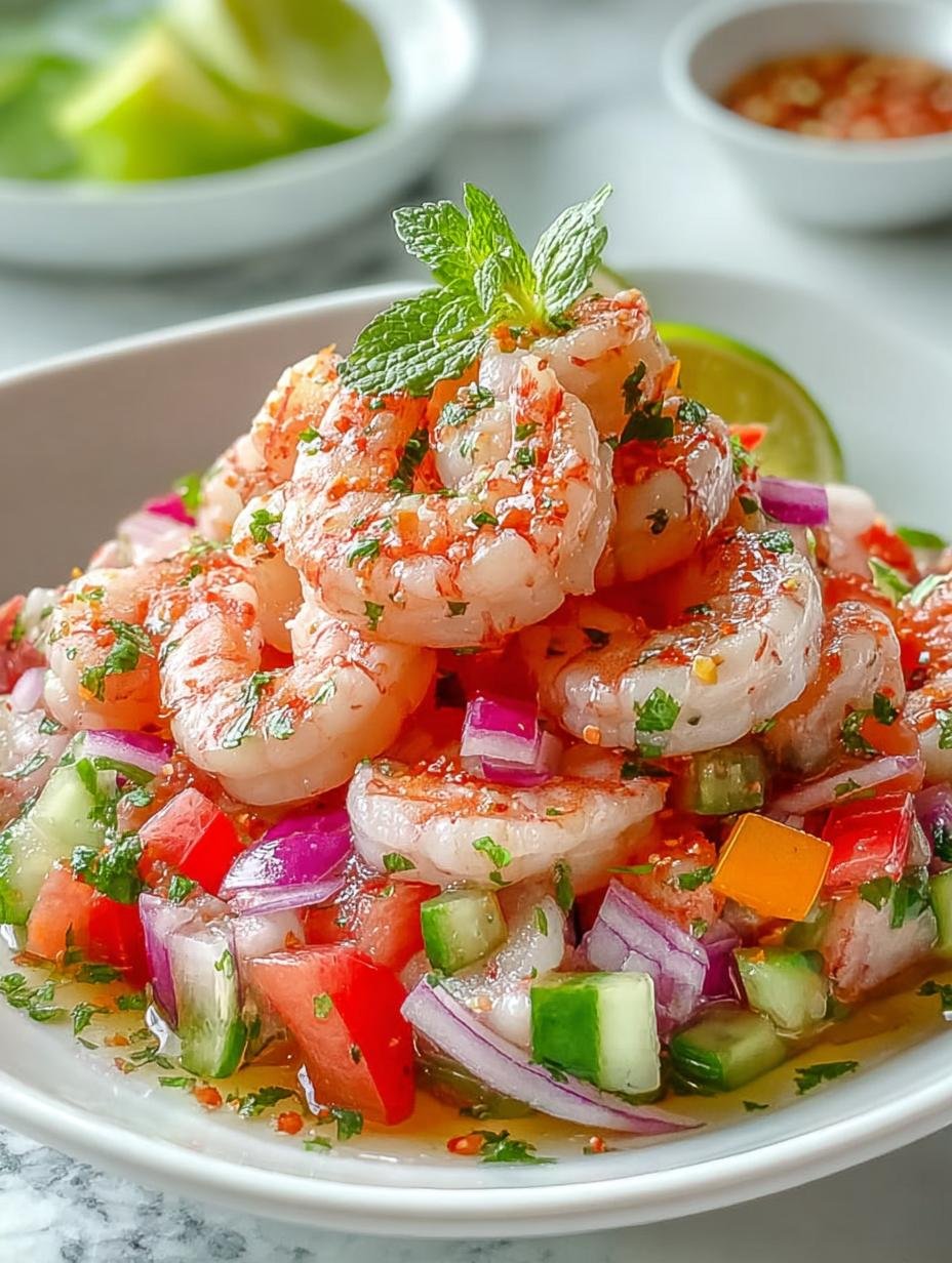 Peruvian Shrimp Ceviche