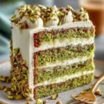 Pistachio Mascarpone Layer Cake
