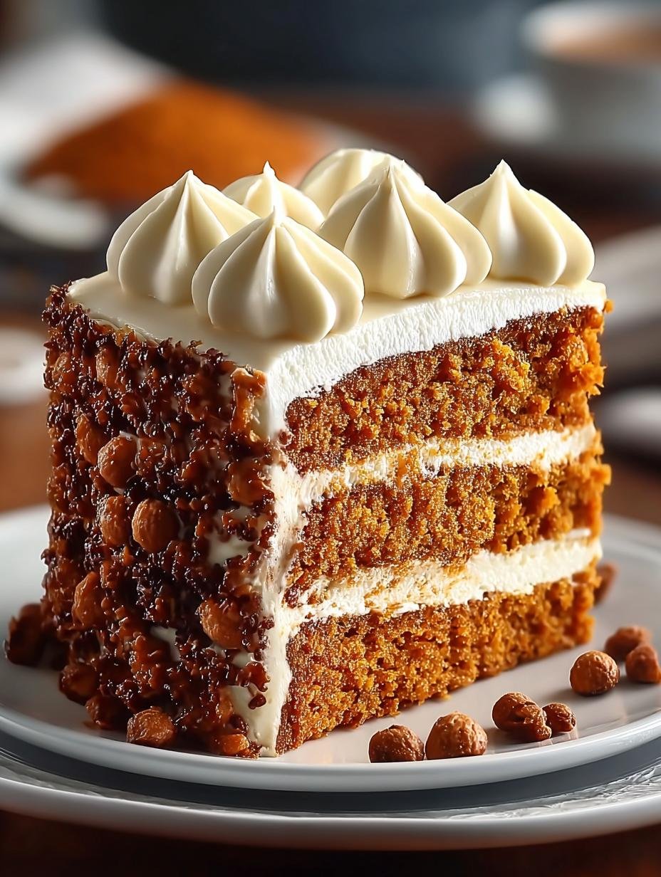 Irresistible Pumpkin Spice Cake with Cream Cheese Frosting - Pumpkin Spice Cake - main visual representation