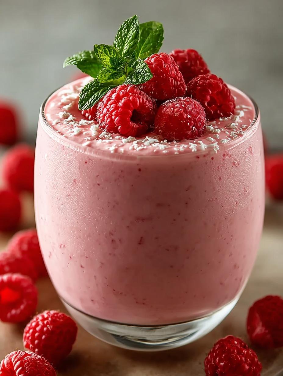 Raspberry Cottage Cheese Smoothie: 5-Minute Delight