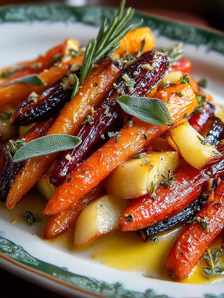 Roasted Carrots Apples