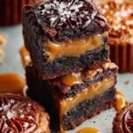 Salted Caramel Stuffed Brownie