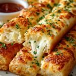 Sourdough Cheesy Breadsticks