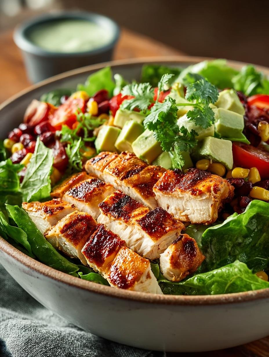 Delicious Southwest Chicken Salad Bowl in 25 Minutes - Southwest Chicken Salad Bowl - additional detail