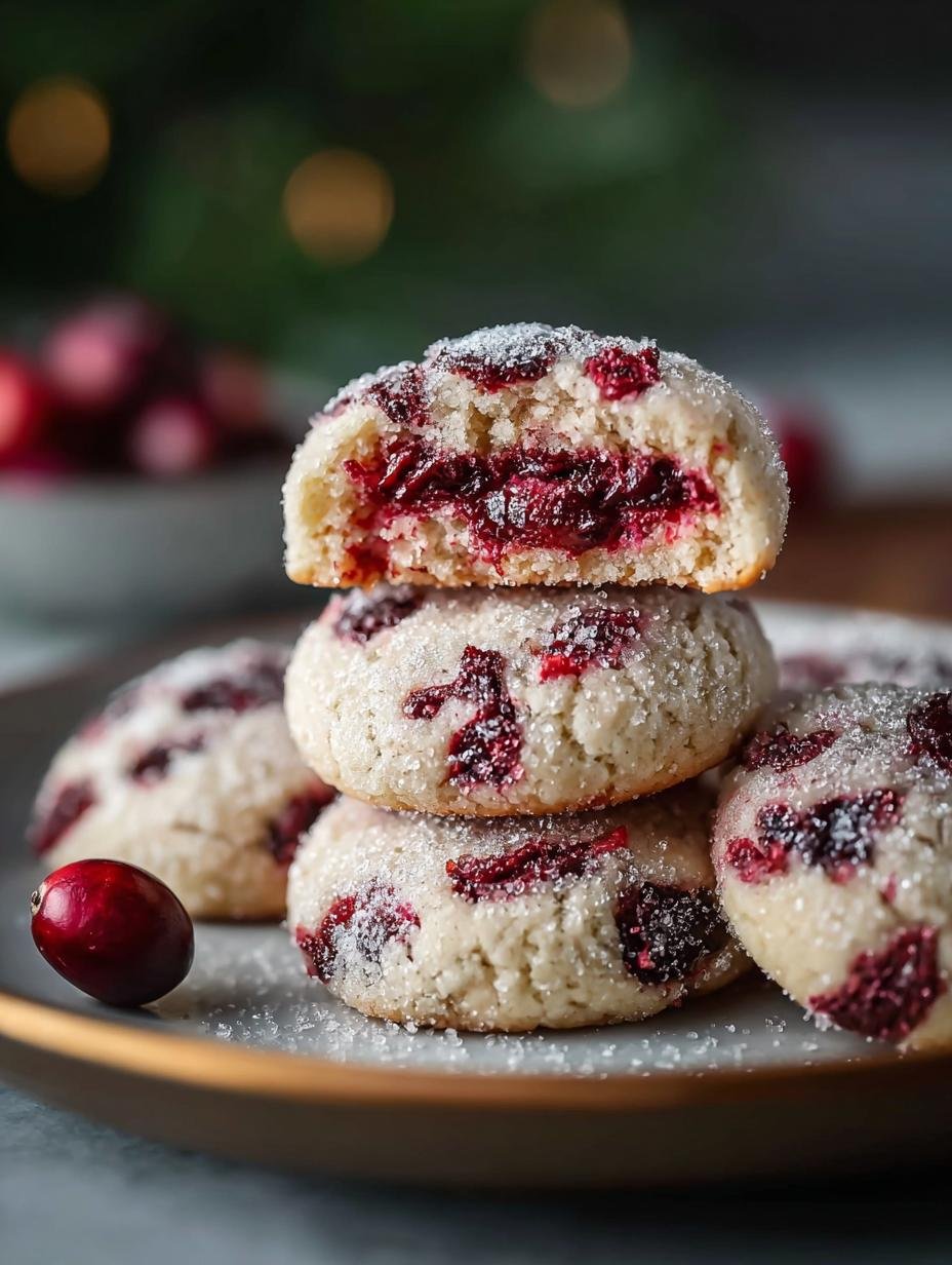 Sparkling Sugarplum Cranberry Cookies for Holiday Joy - Sparkling Sugarplum Cranberry Cookies - main visual representation