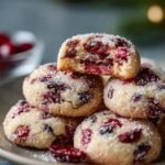 Sparkling Sugarplum Cranberry Cookies