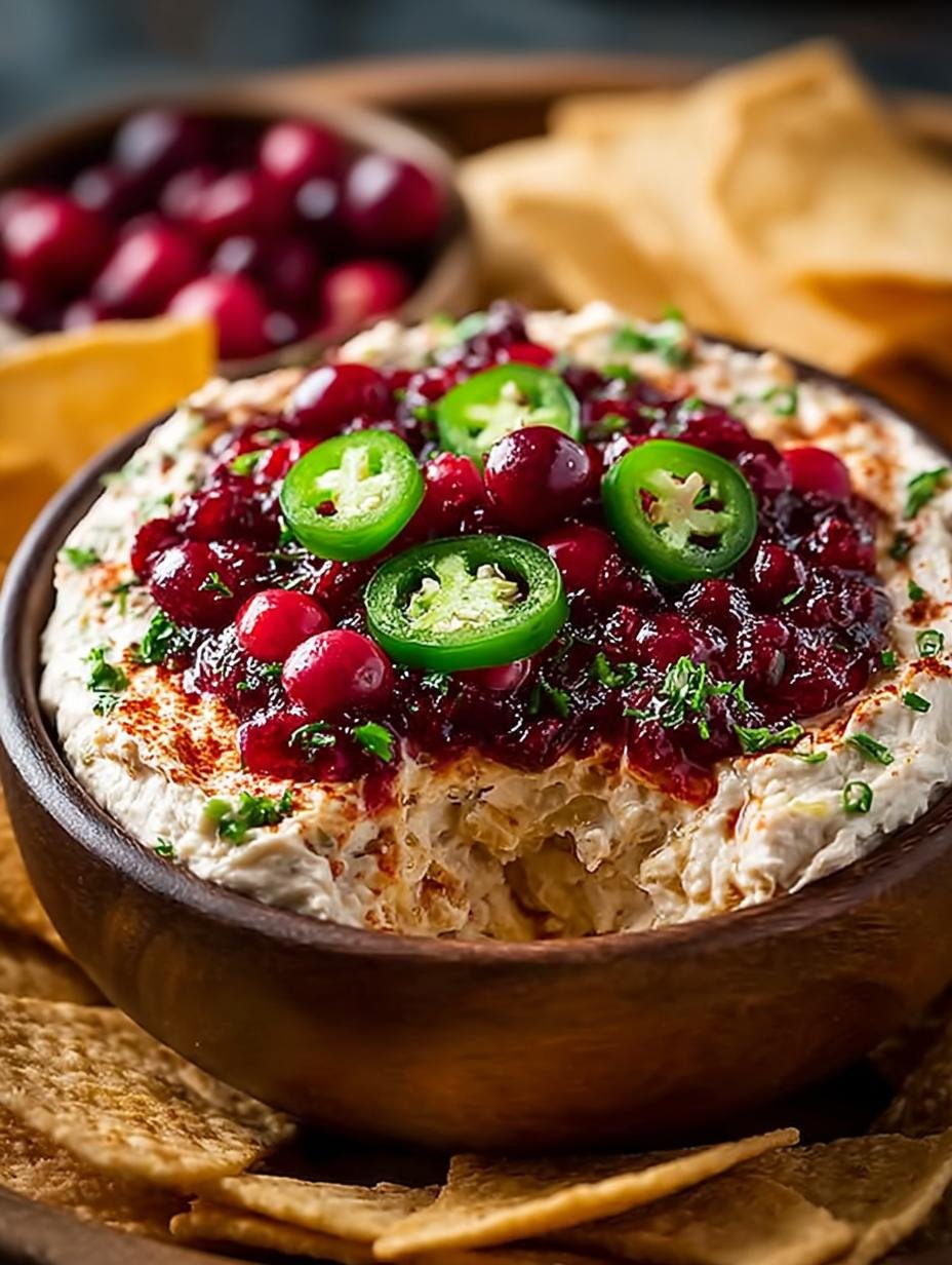 Delicious Spicy Cranberry Jalapeno Dip Recipe to Savor - Spicy Cranberry Jalapeno Dip - main visual representation