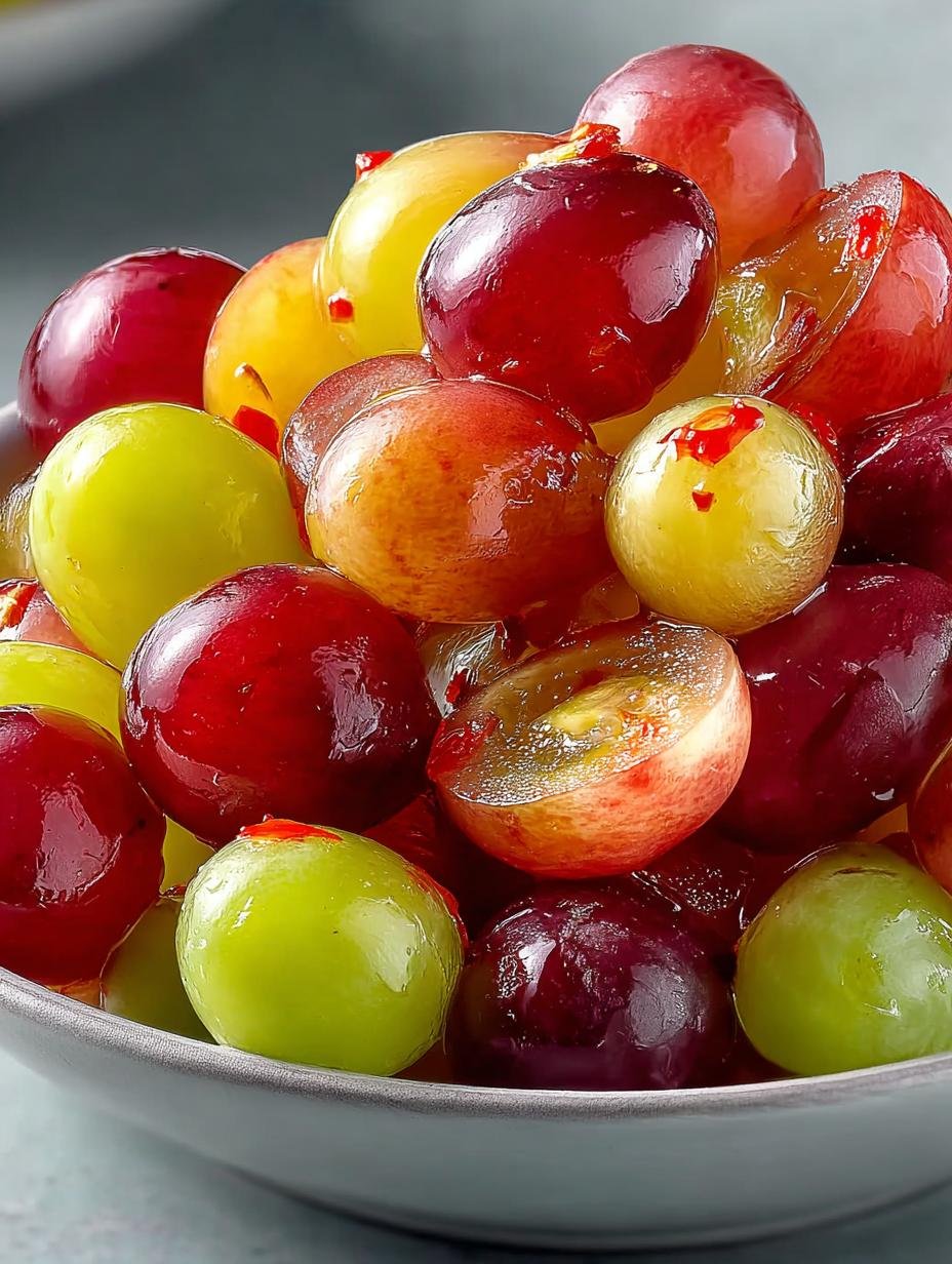 Spicy Pickled Grapes