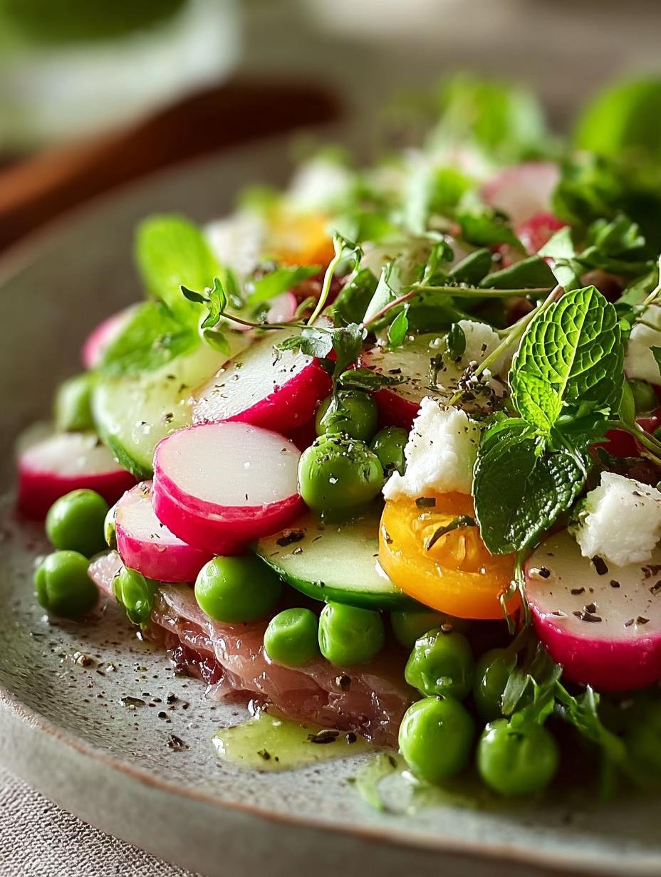 Spring Pea Salad with Radishes: 5 Refreshing Flavors