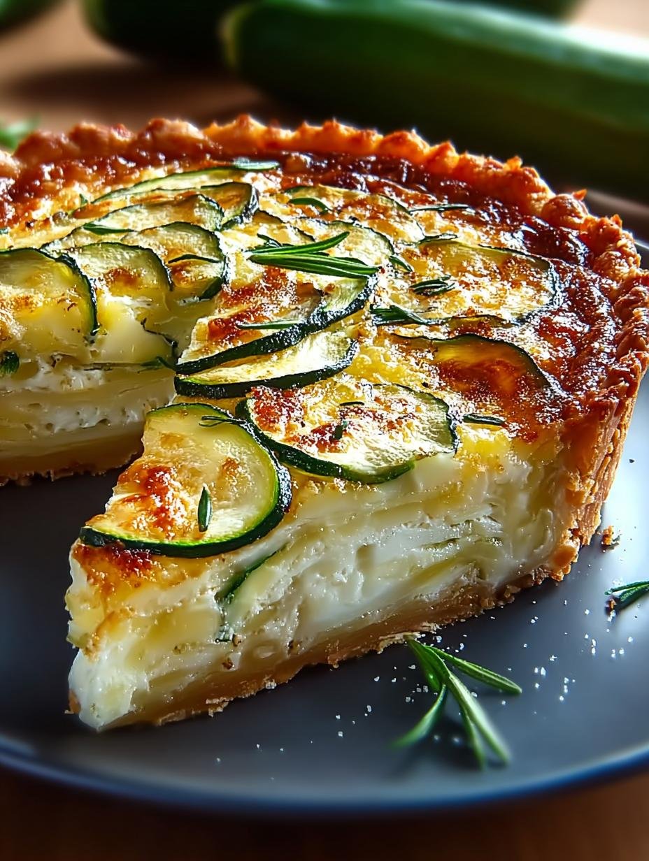 Mouthwatering Zucchini Onion Pie for Easy Meal Prep - Zucchini Onion Pie - main visual representation