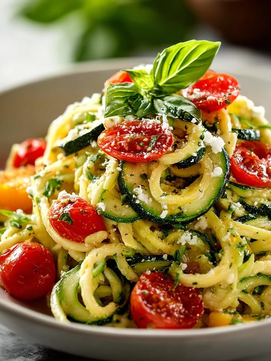 Zucchini Pasta Salad: 5 Reasons to Love This Refreshing Dish - Zucchini Pasta Salad - additional detail