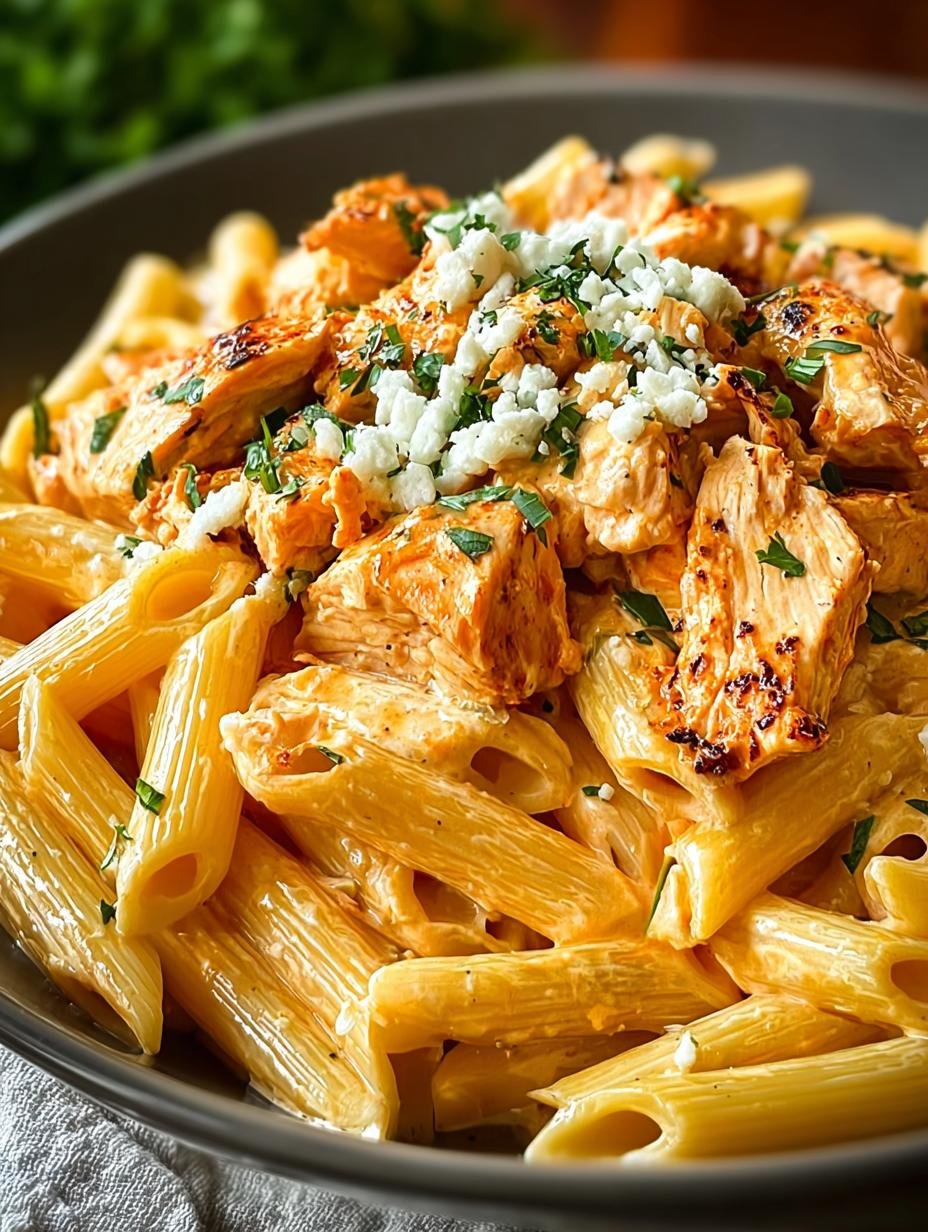 Buffalo Chicken Pasta: 5 Reasons You’ll Love This Dish - Buffalo Chicken Pasta - additional detail