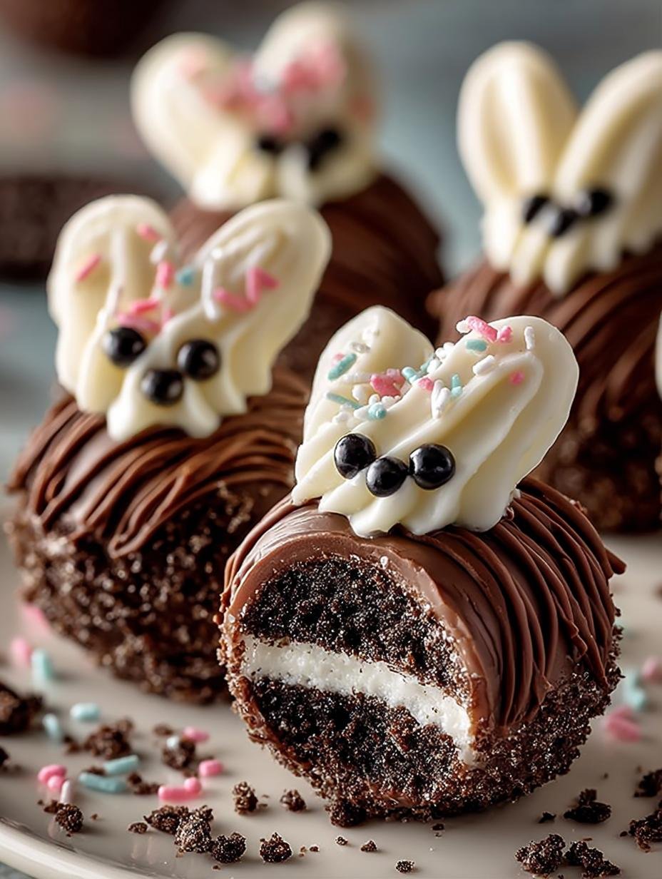Delicious Bunny Butt Oreo Balls for Easter Fun