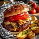 Burger Dinner Foil Packets