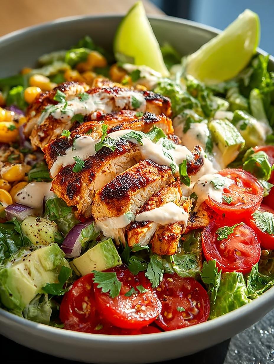 Chipotle Lime Chicken Salad