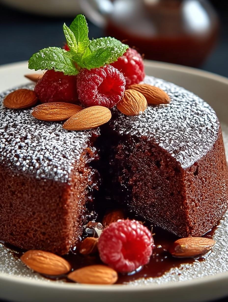 Chocolate Almond Yogurt Cake