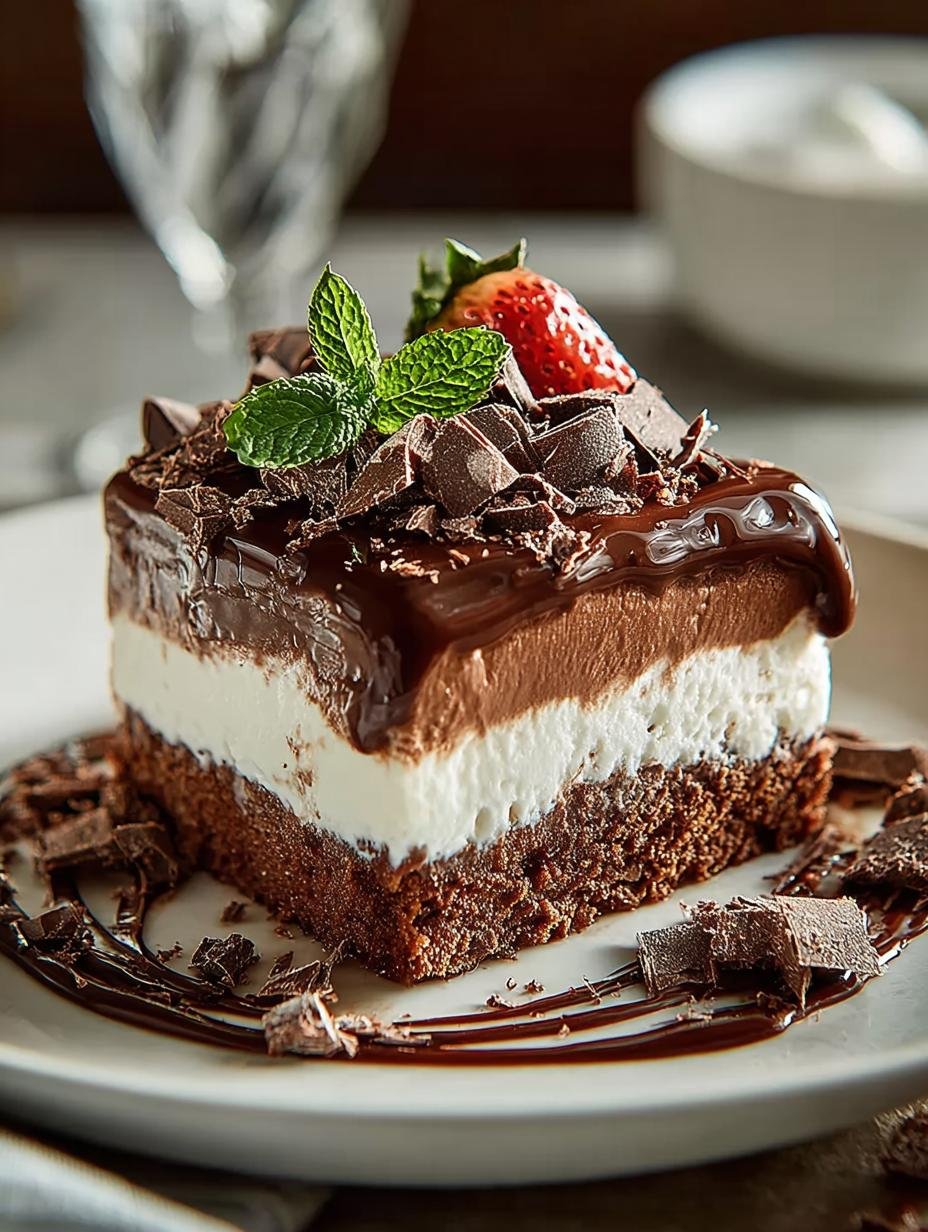 Ultimate Chocolate Delight: A No-Bake Layered Treat - Chocolate Delight - main visual representation