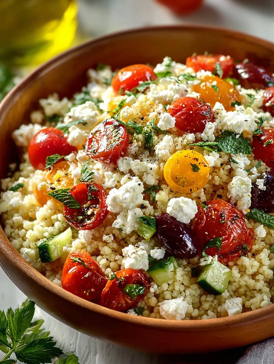 Cottage Cheese Mediterranean Couscous: 5 Easy Steps - Cottage Cheese Mediterranean Couscous - main visual representation