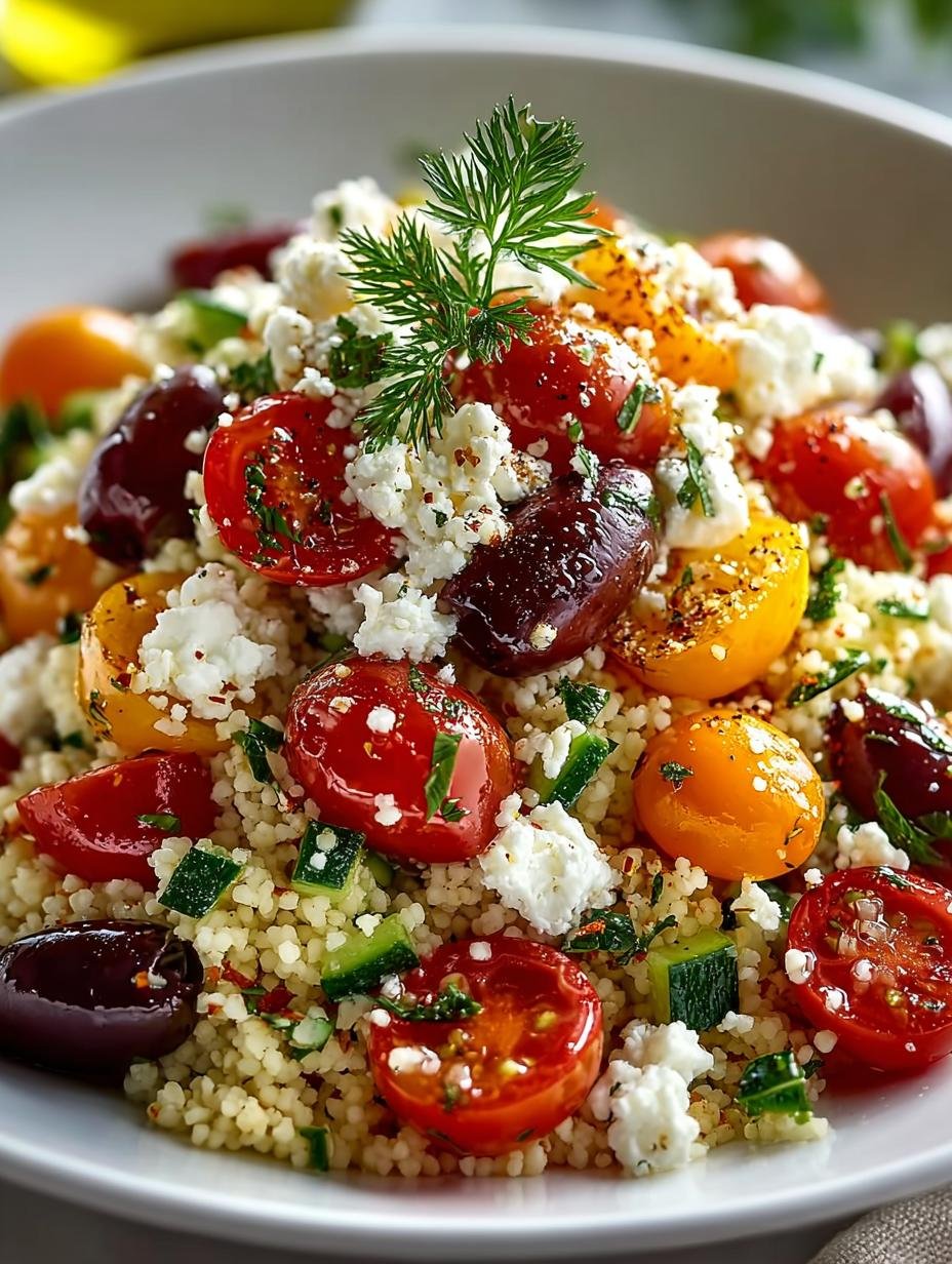 Cottage Cheese Mediterranean Couscous: 5 Easy Steps - Cottage Cheese Mediterranean Couscous - additional detail