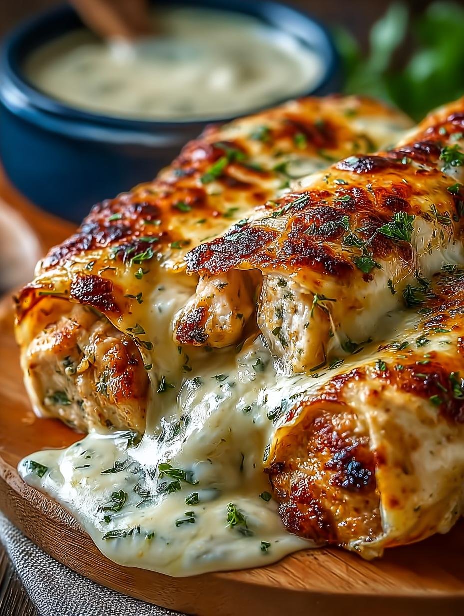 Cozy Cheesy Garlic Chicken