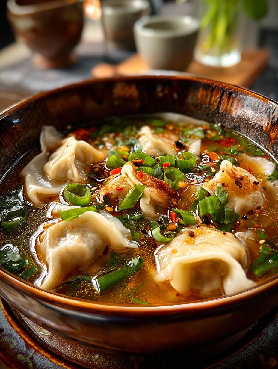 Cozy Thai Potsticker Soup: 5 Reasons to Love This Warm Dish - Cozy Thai Potsticker Soup - main visual representation