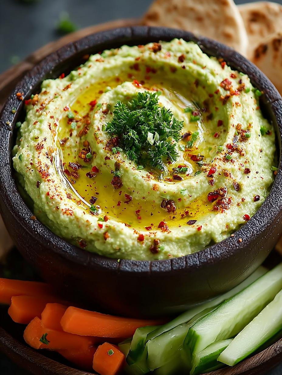 Creamy Avocado Hummus: 7 Delicious Ways to Enjoy - Creamy Avocado Hummus - additional detail