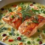Creamy Dill Salmon Soup
