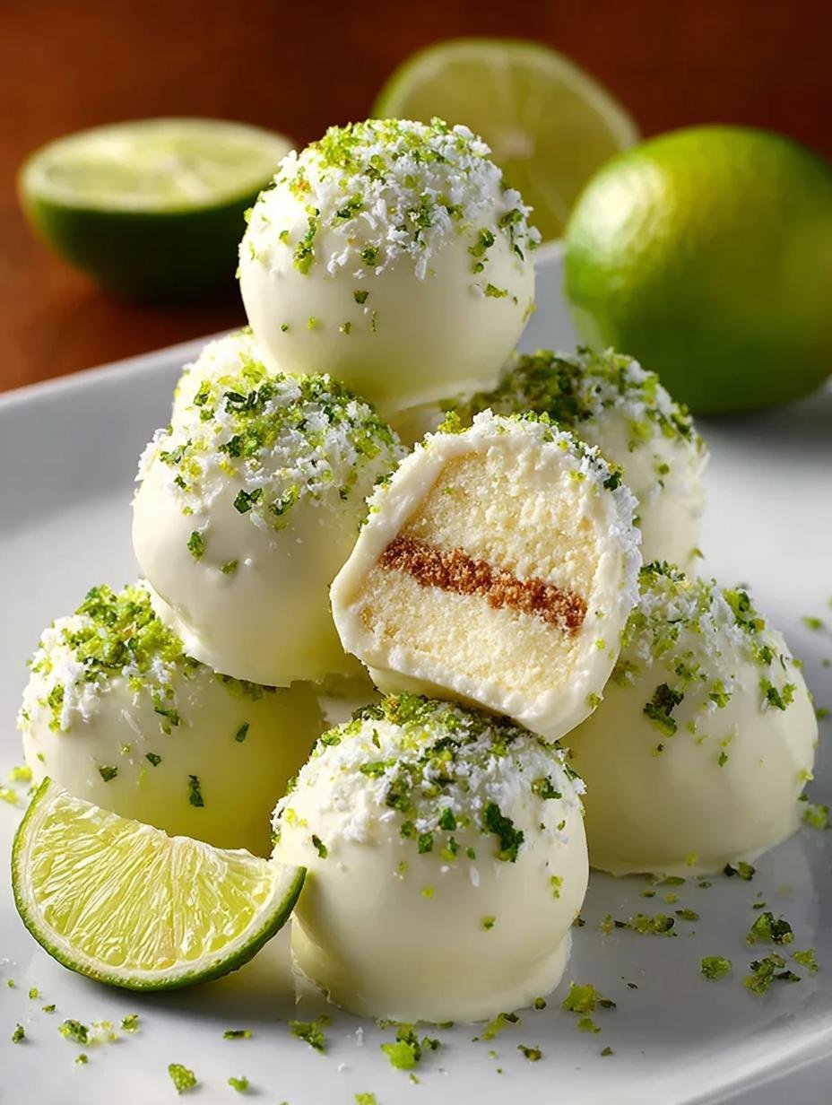Creamy Key Lime Truffles That Brighten Your Summer Days - Creamy Key Lime Truffles - additional detail