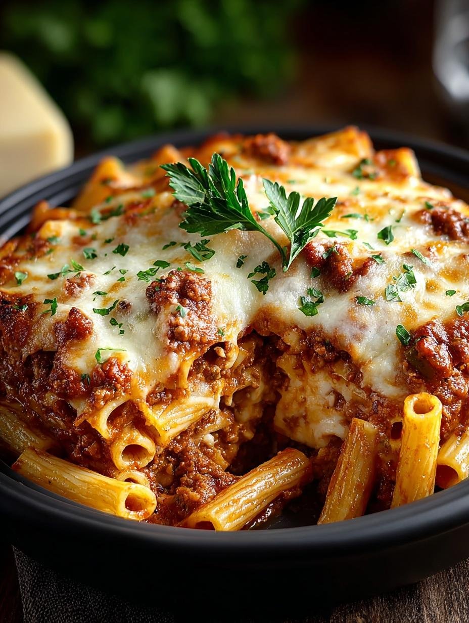 Crockpot Baked Ziti