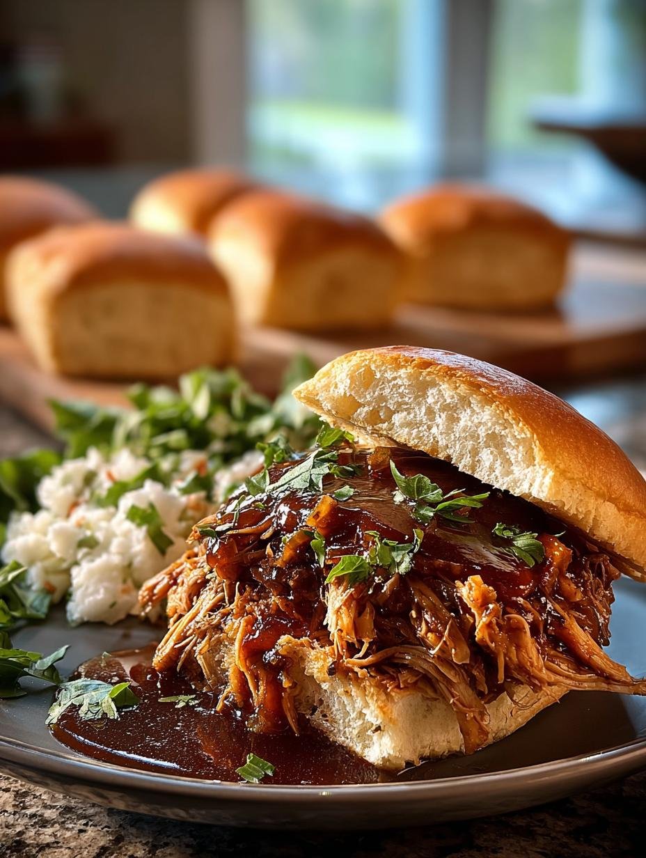 Crockpot Cherry Cola Pulled Chicken for Family Gatherings - Crockpot Cherry Cola Pulled - additional detail