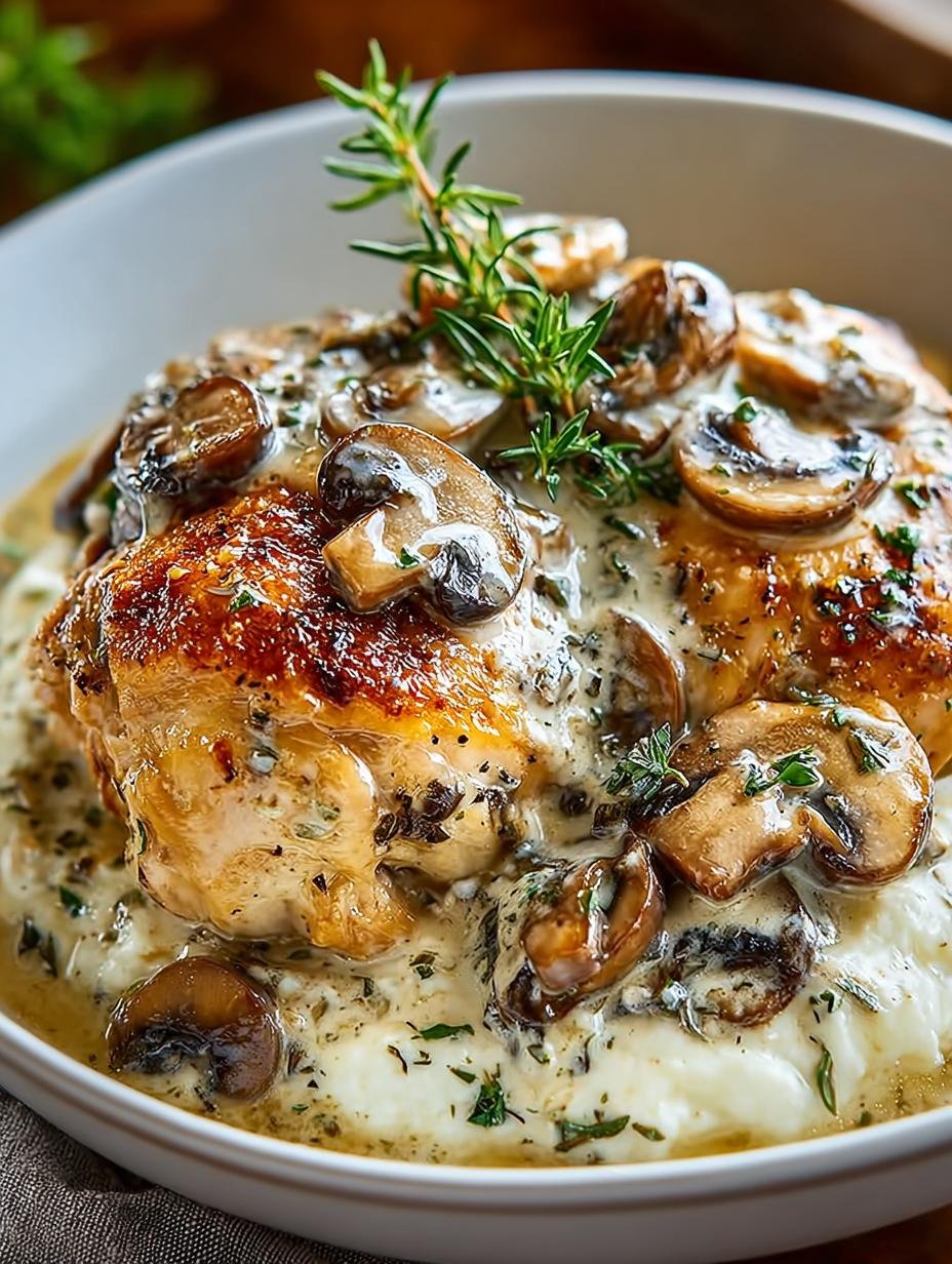 Crockpot Creamy Mushroom Chicken: 5 Comforting Steps - Crockpot Creamy Mushroom Chicken - main visual representation