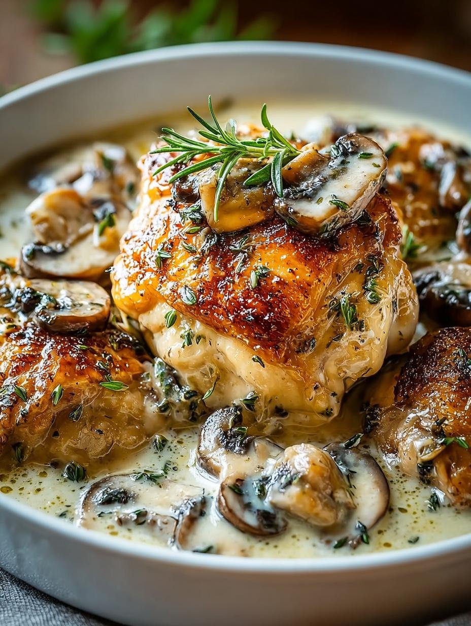Crockpot Creamy Mushroom Chicken: 5 Comforting Steps