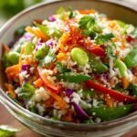 Crunchy Asian Rice Salad