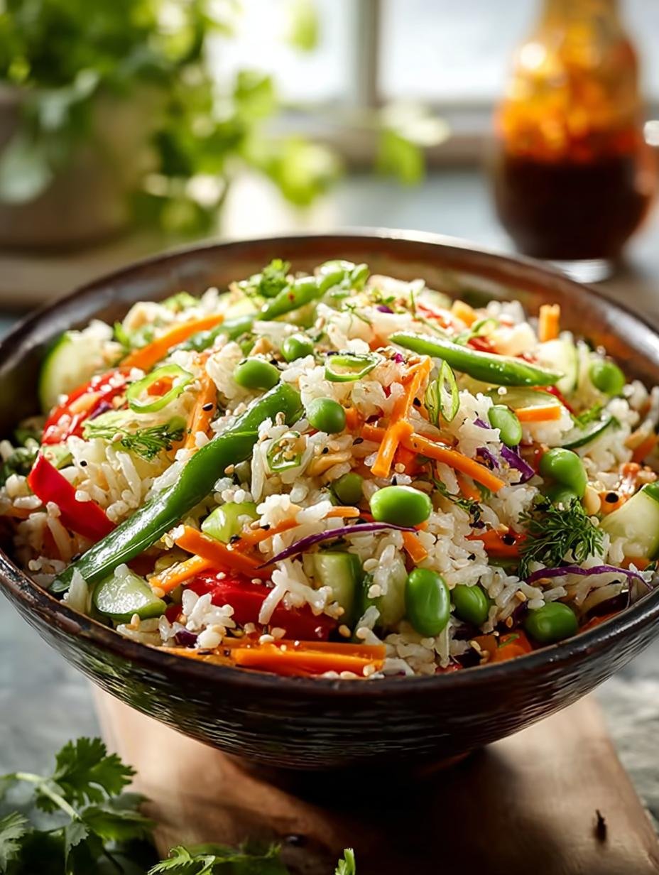 Crunchy Asian Rice Salad: 10 Reasons to Love This Dish - Crunchy Asian Rice Salad - additional detail