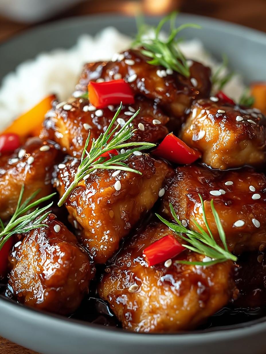 Dump Crockpot Honey Garlic Chicken: Easy Weeknight Delight - Dump Crockpot Honey Garlic - additional detail
